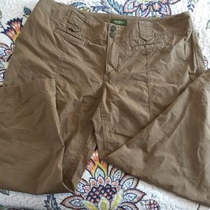 Eddie Bauer Brown Capri Pant 12